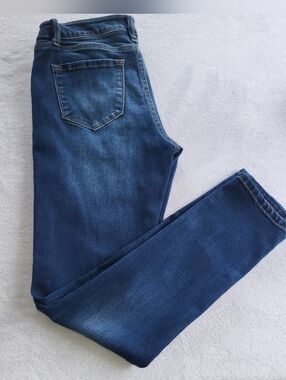 KanCan Signature Mid-Rise Ankle Skinny Women's Jeans Dark Wash Womens 9/28